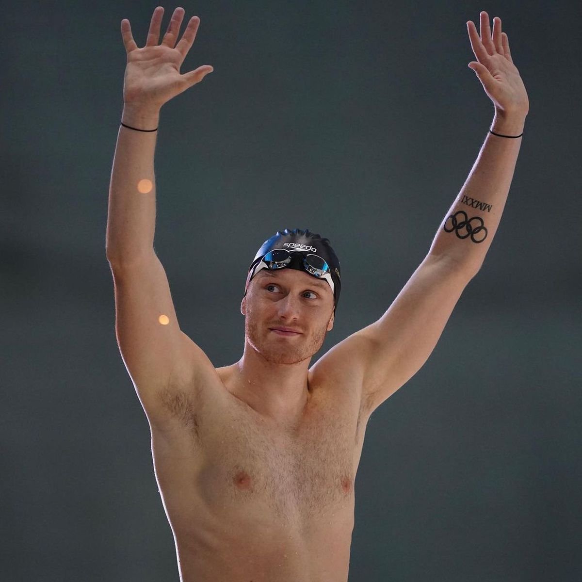 Adam Peaty, Luke Greenbank și Anna Hopkin