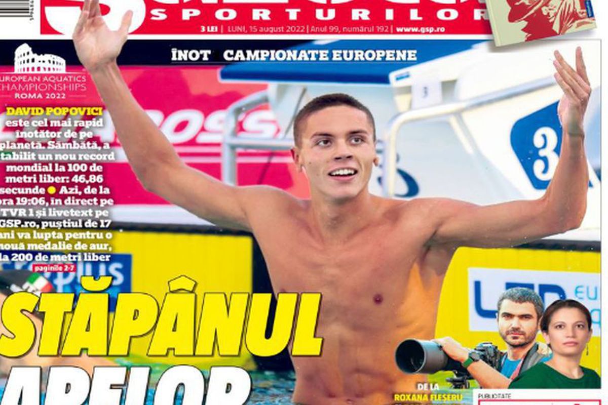 David Popovici și Taisia, un cuplu de aur