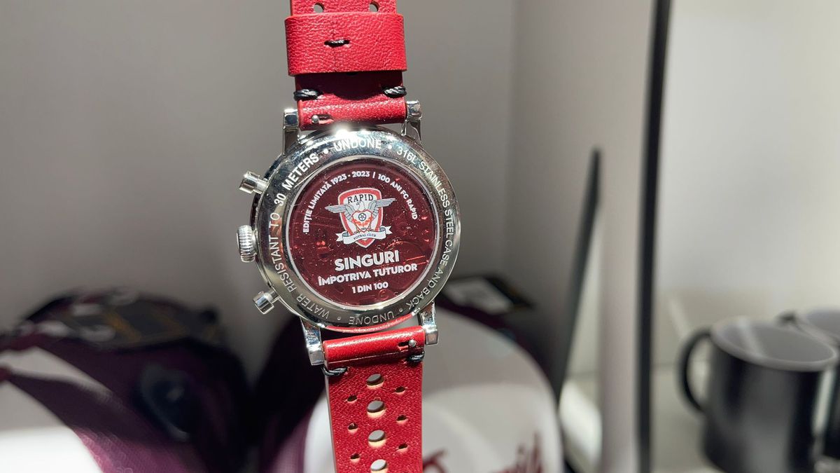 Rapid și-a lansat ediția limitată de ceasuri de centenar » Ce primesc fanii pentru 1.923 de lei