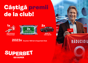 Premii pe măsura jocului tău în Superbet Club!