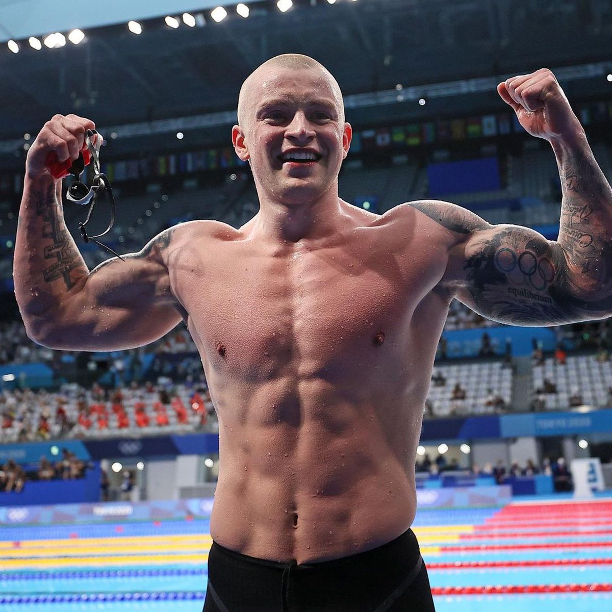 Adam Peaty, Luke Greenbank și Anna Hopkin