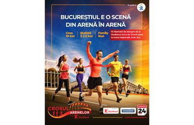 Crosul Arenelor, eveniment unic de alergare în București!