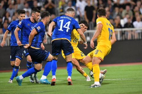 Fază din meciul de ieri Kosovo - România 0-3 FOTO Cristi Preda (GSP)