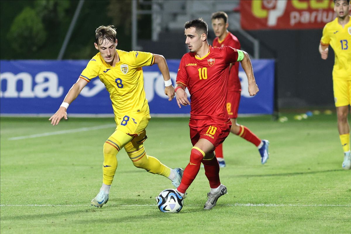 Ahmed Bani, pasator decisiv în România U21 - Muntenegru U21: „Ne bucurăm că vine lumea să ne susțină”