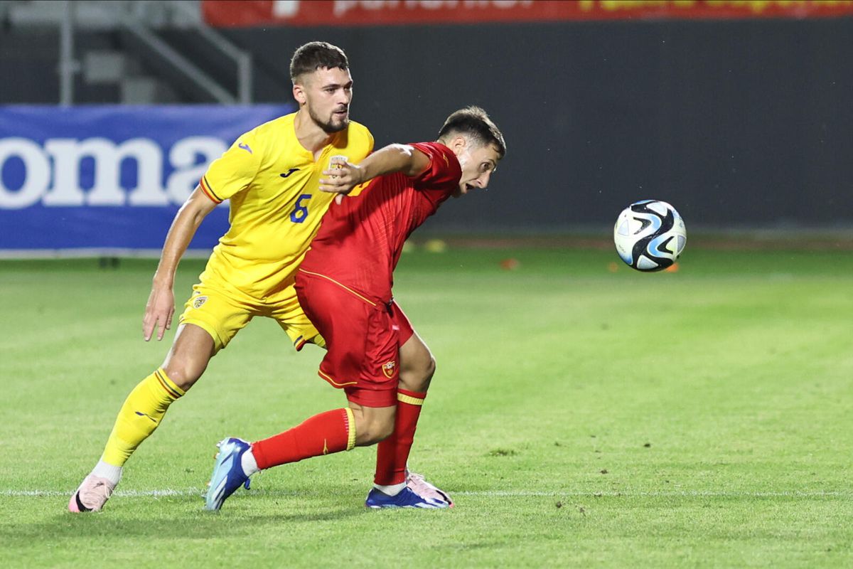 Ahmed Bani, pasator decisiv în România U21 - Muntenegru U21: „Ne bucurăm că vine lumea să ne susțină”