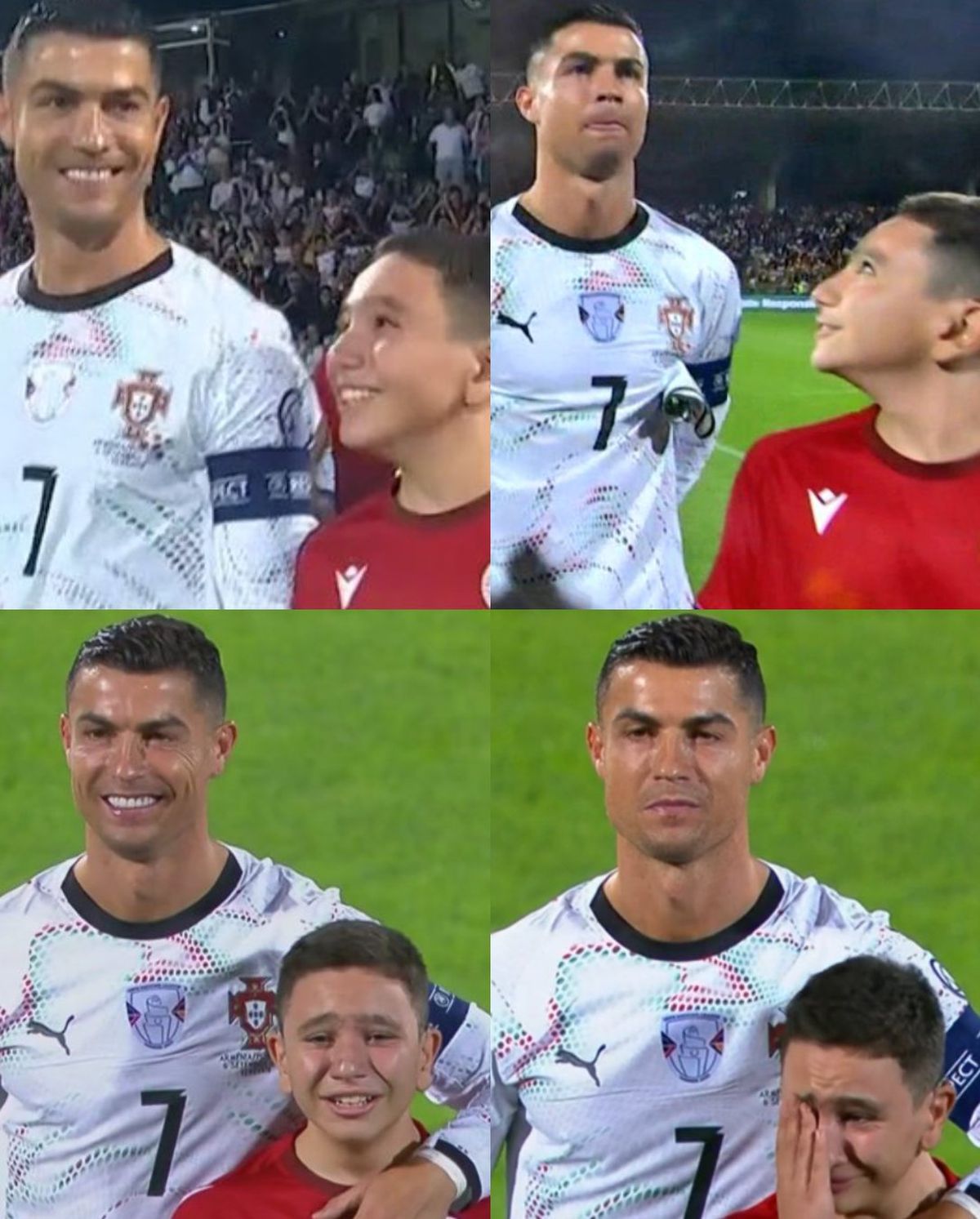 Eternul Cristiano Ronaldo » A marcat două goluri la Erevan, în preliminariile CM 2026, și a oferit imaginile săptămânii! A început să plângă în preajma lui