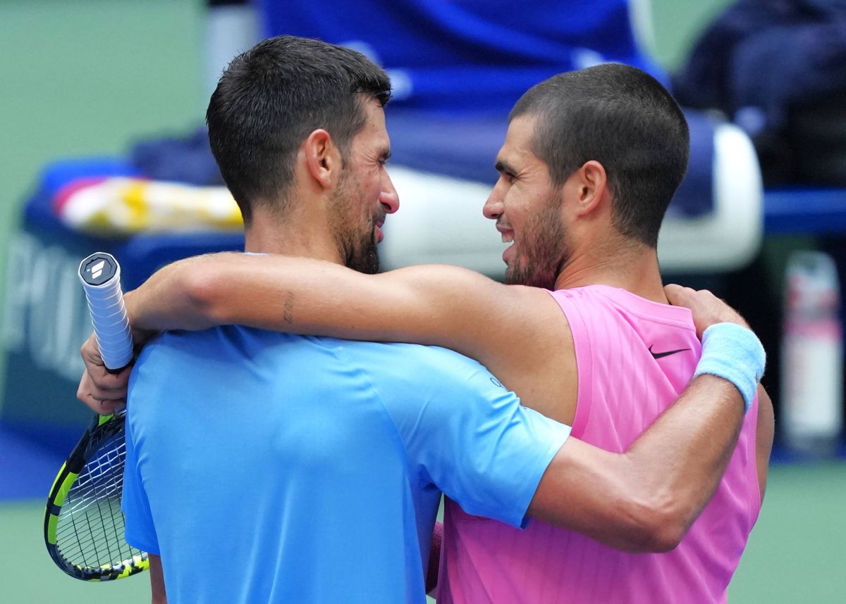 Scena de la fileu după semifinala Djokovic - Alcaraz, de la US Open, face înconjurul lumii