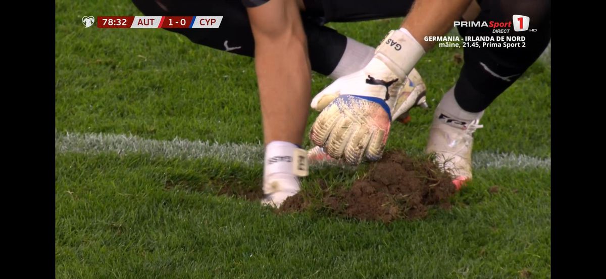 Meciul din grupa României în preliminariile pentru Campionatul Mondial, întrerupt dintr-un motiv inedit