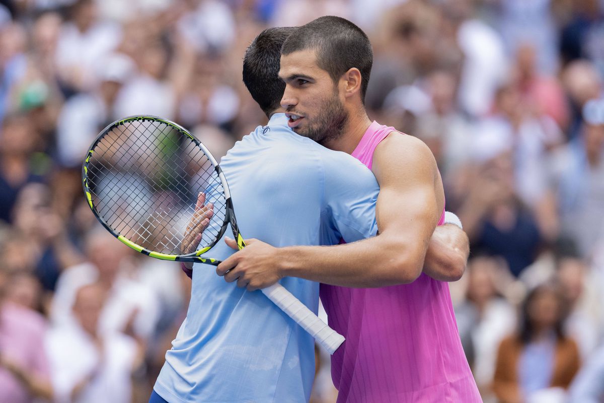 Scena de la fileu după semifinala Djokovic - Alcaraz, de la US Open, face înconjurul lumii