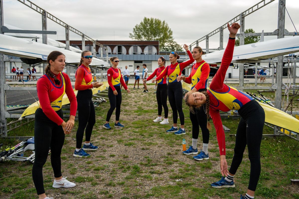 Nouă echipaje românești calificate în finalele Campionatelor Europene de Canotaj U23 de la Racice.