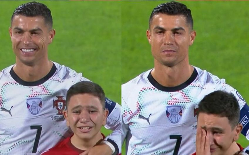 GALERIE FOTO Eternul Cristiano Ronaldo » A marcat două goluri la Erevan, în preliminariile CM 2026, și a oferit imaginile săptămânii! A început să plângă în preajma lui