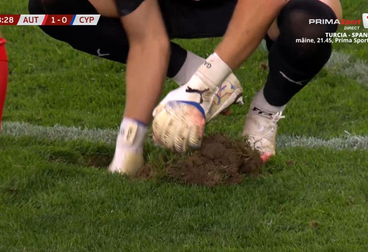 Meciul din grupa României în preliminariile pentru Campionatul Mondial, întrerupt dintr-un motiv inedit