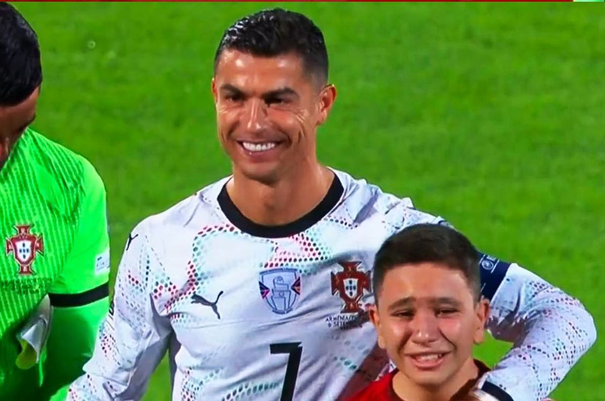 Eternul Cristiano Ronaldo » A marcat două goluri la Erevan, în preliminariile CM 2026, și a oferit imaginile săptămânii! A început să plângă în preajma lui