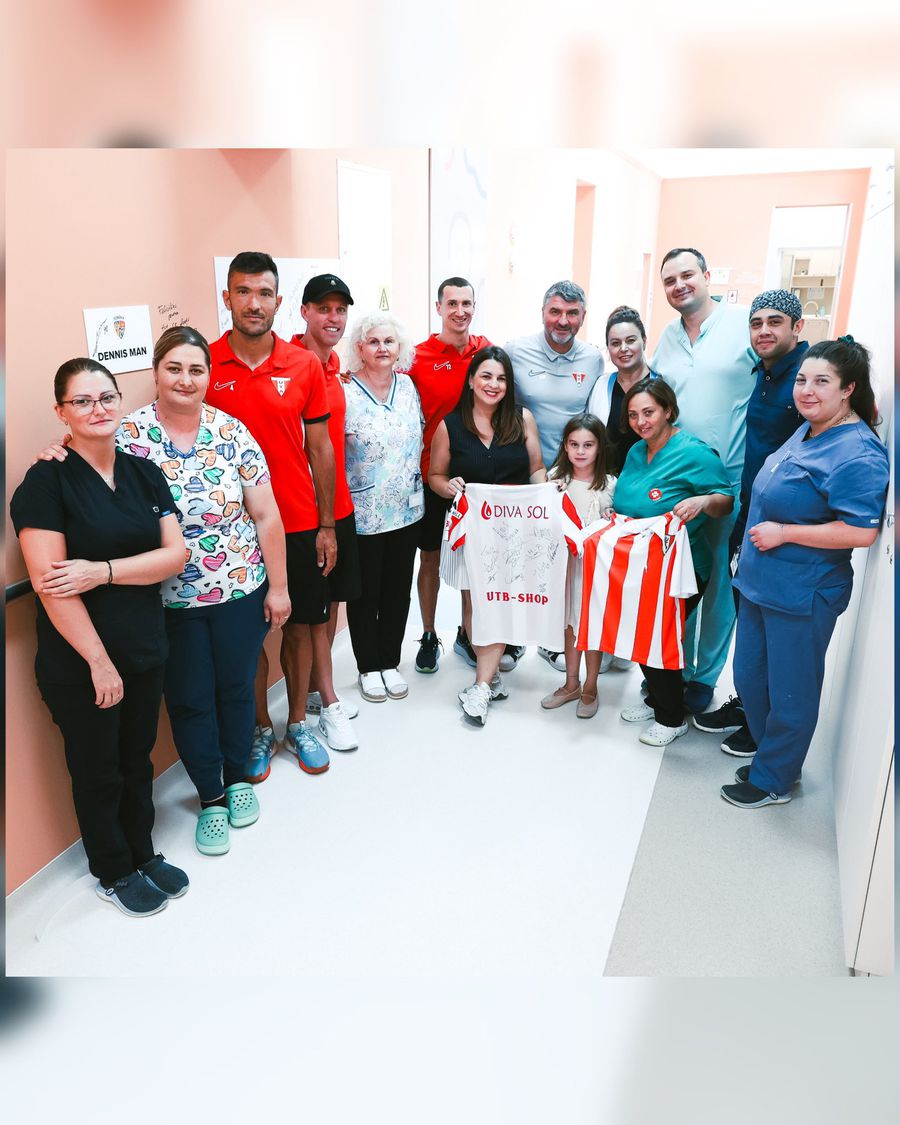 În pauza naționalelor, echipele din Superligă s-au implicat în acțiuni caritabile! Imagini emoționante cu cei de la Rapid, CFR Cluj și UTA