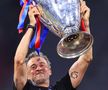 Antrenorul lui PSG, Luis Enrique, ridicând Liga Campionilor, după finala (5-0) cu Inter / Foto: Imago