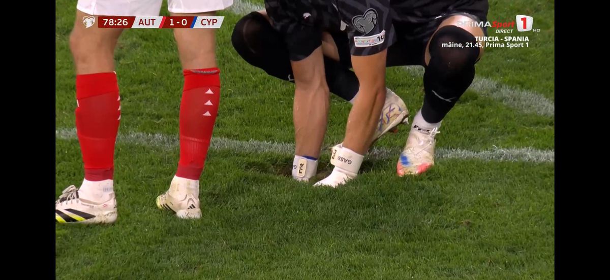 Meciul din grupa României în preliminariile pentru Campionatul Mondial, întrerupt dintr-un motiv inedit