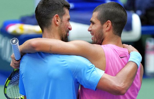 Scena de la fileu după semifinala Djokovic - Alcaraz, de la US Open, face înconjurul lumii