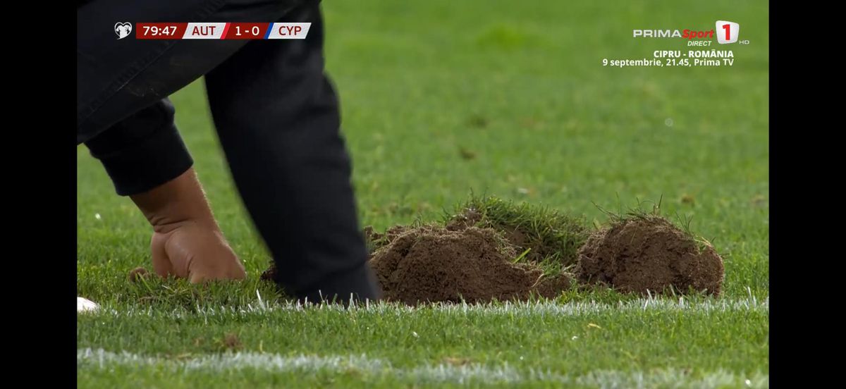 Meciul din grupa României în preliminariile pentru Campionatul Mondial, întrerupt dintr-un motiv inedit