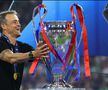 Antrenorul lui PSG, Luis Enrique, ridicând Liga Campionilor, după finala (5-0) cu Inter / Foto: Imago