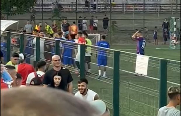 Scene violente la meciul organizat de Zilele Târgoviștei » Antrenor bătut și amenințat cu cuțitul