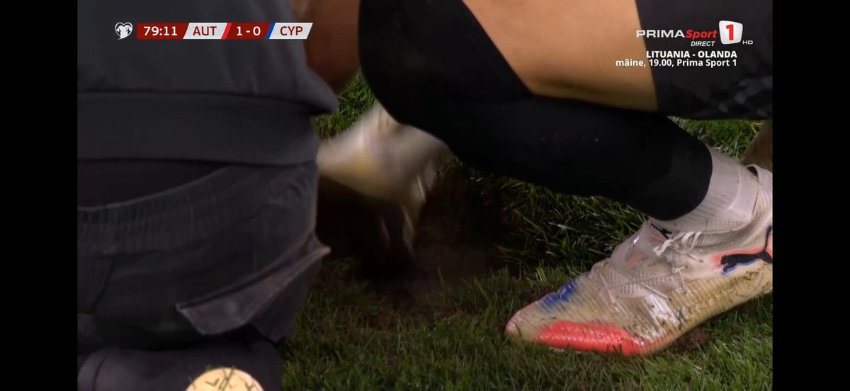 Meciul din grupa României în preliminariile pentru Campionatul Mondial, întrerupt dintr-un motiv inedit