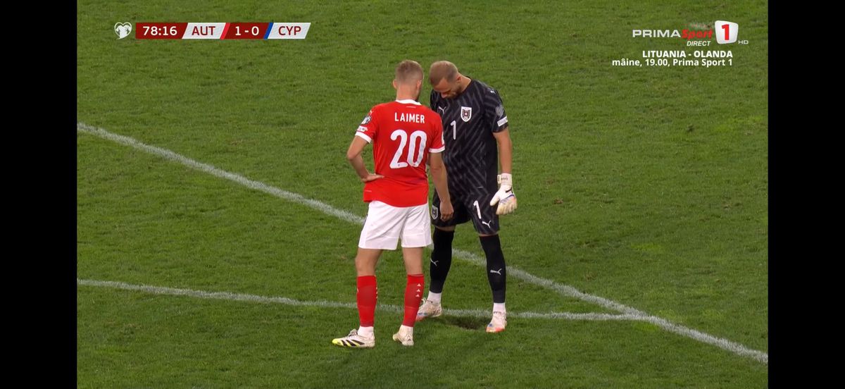 Meciul din grupa României în preliminariile pentru Campionatul Mondial, întrerupt dintr-un motiv inedit