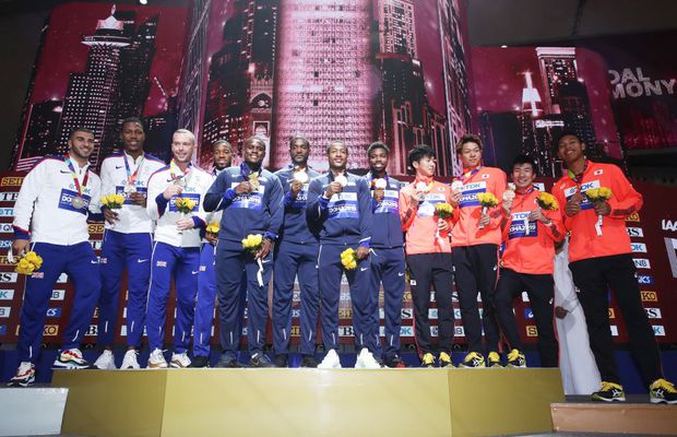 CM DE ATLETISM // Ștafetă-fulger a americanilor! Anglia și Japonia au completat podiumul