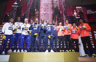 CM DE ATLETISM // Ștafetă-fulger a americanilor! Anglia și Japonia au completat podiumul