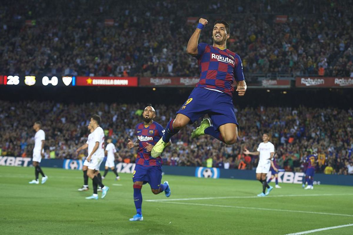 BARCELONA - SEVILLA 4-0 // FOTO+VIDEO Spectacol deosebit pe Camp Nou, cu Suarez și Messi protagoniști