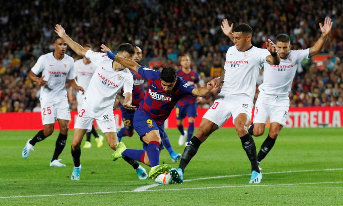 BARCELONA - SEVILLA 4-0 // FOTO+VIDEO Spectacol deosebit pe Camp Nou, cu Suarez și Messi protagoniști