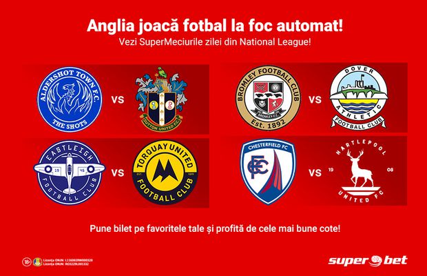 Albionul nu se poate abține nici când joacă naționala! Ai zeci de meciuri din insulă demne de biletul tău!