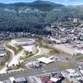 Așa arăta Complexul Sportiv
de la Brașov în macheta CNI
