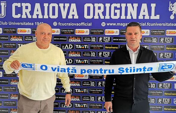FCU Craiova are antrenor! Flavius Stoican a fost prezentat oficial