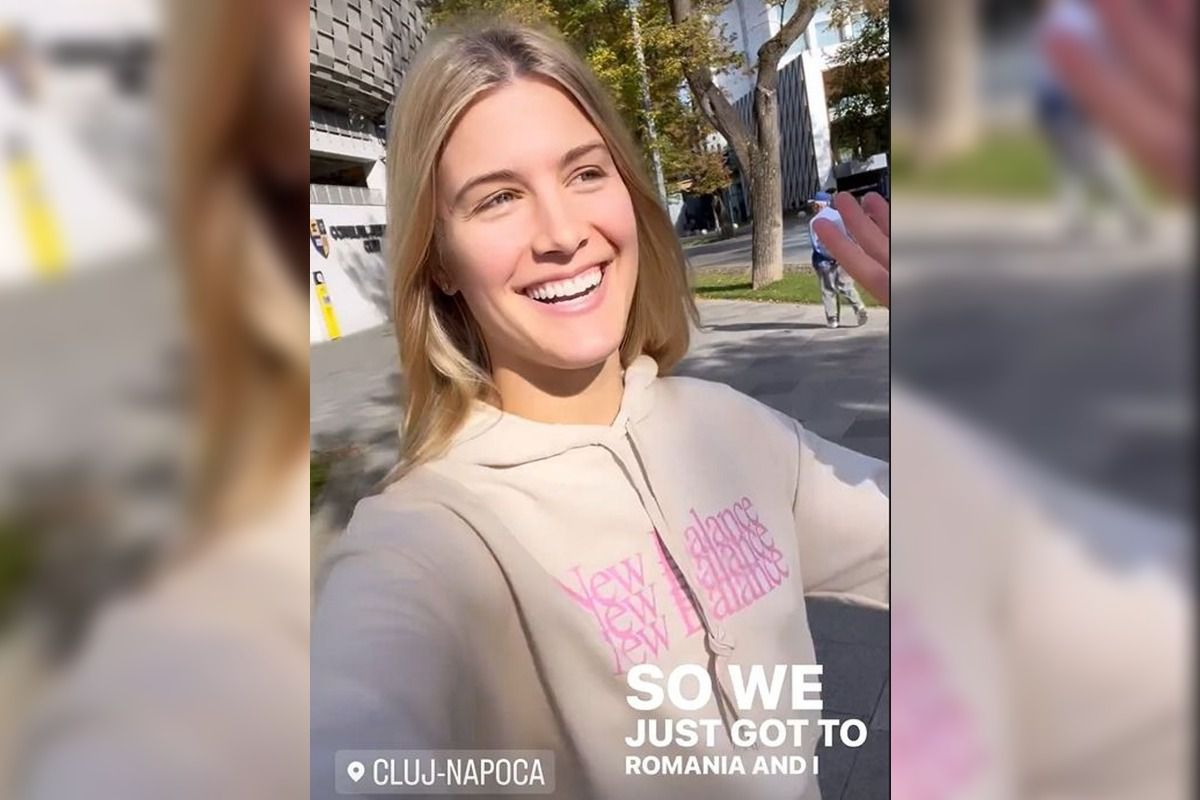 Frumoasa Eugenie Bouchard a luat la pas străzile din Cluj și a exclamat: „Sunt complet obsedată de România!”