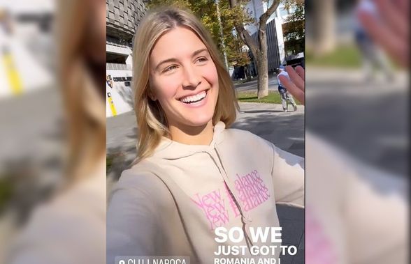 Frumoasa Eugenie Bouchard a luat la pas străzile din Cluj și a exclamat: „Sunt complet obsedată de România!”