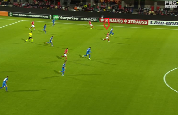 Trebuia să fie 4-0 la pauză! Gol anulat aiurea în Silkeborg - FCSB
