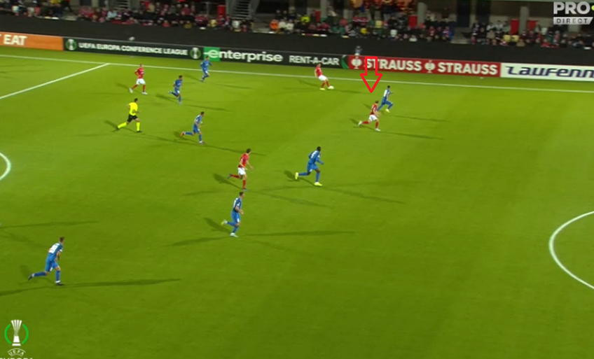 Silkeborg - FCSB | La 2-0, danezii au avut un gol anulat eronat, potrivit reluărilor TV.