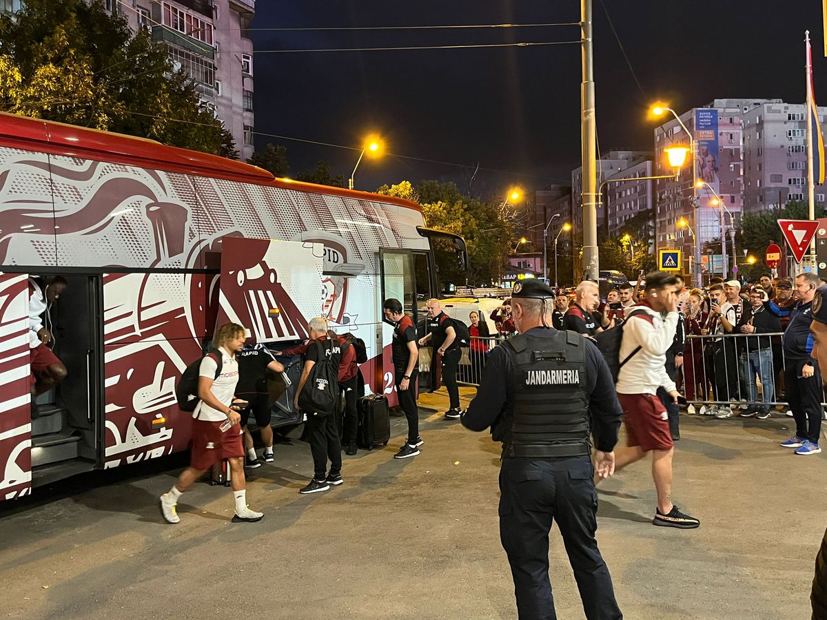 Rapid - Poli Iași, imagini de dinaintea meciului