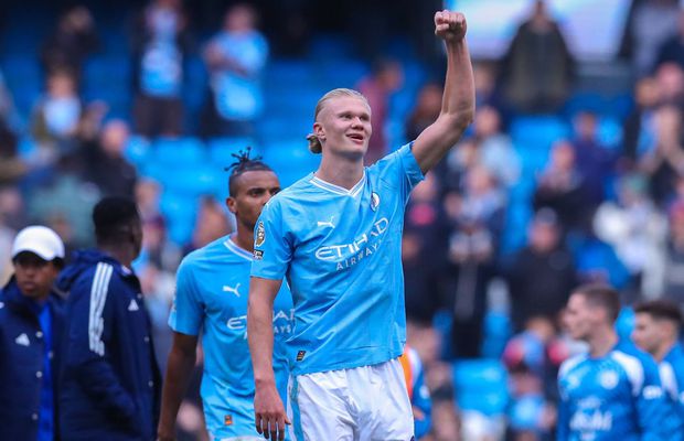 Reacția lui Haaland când a fost întrebat de marele record din Premier League: „Cât mai am contract cu City?”