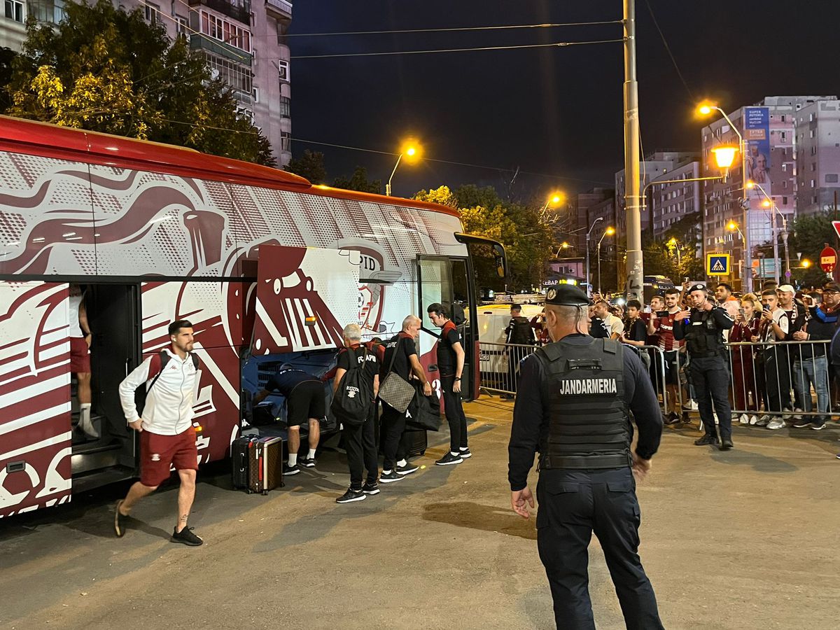 Rapid - Poli Iași, imagini de dinaintea meciului