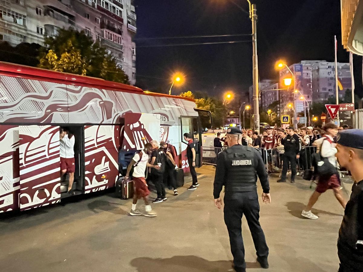 Rapid - Poli Iași, imagini de dinaintea meciului