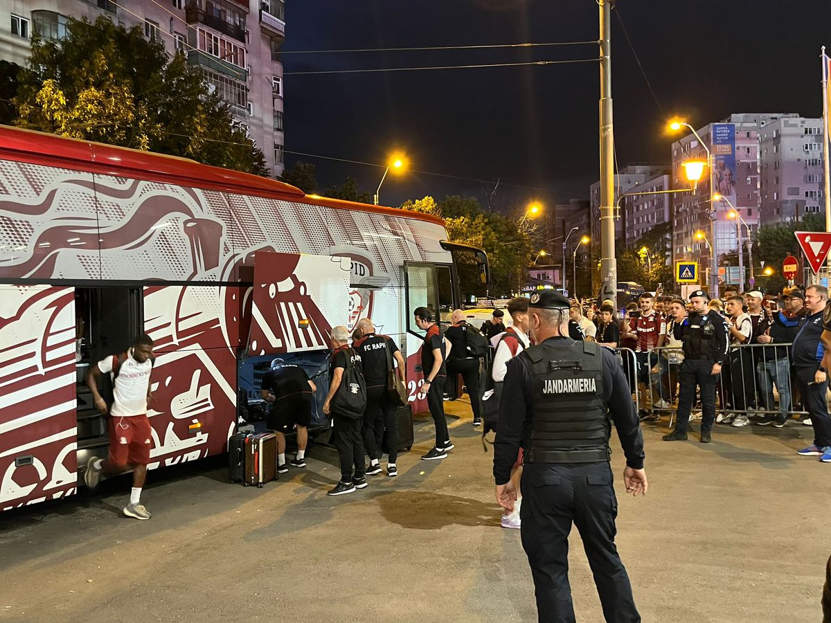 Rapid - Poli Iași, imagini de dinaintea meciului