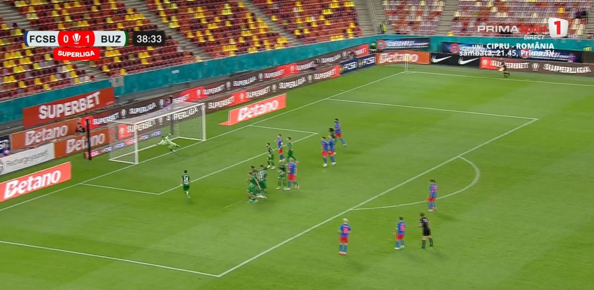 Tavi Popescu, două goluri în în FCSB - Gloria Buzău