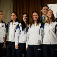 Raluca Olaru alături de Andreea Mitu, Simona Halep, Monica Niculescu, Alina Tecșor în 2016 Foto: Gazeta Sporturilor