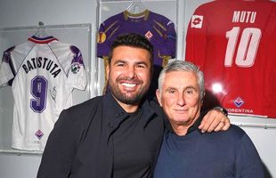 Adrian Mutu s-a întors la Fiorentina: „Am fost foarte impresionat”