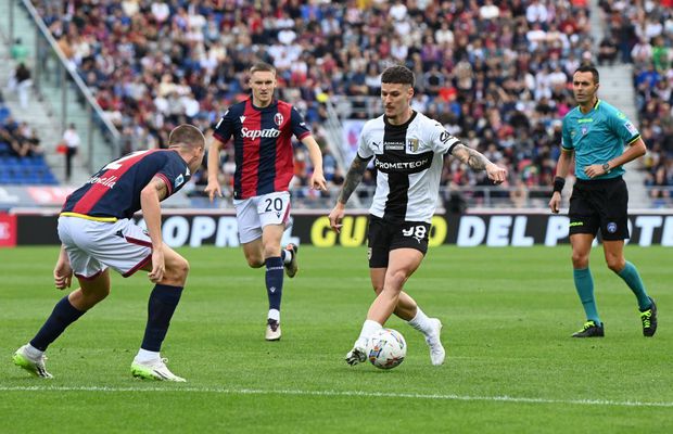 Parma a rezistat eroic în 10 oameni. Cum s-au descurcat Dennis Man și Valentin Mihăilă