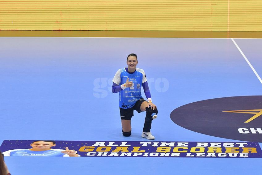 Cristina Neagu, cea mai bună marcatoare din istoria Ligii Campionilor / foto: Cristi Preda