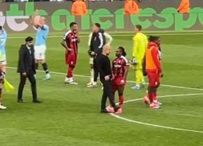 Imagini senzaționale cu Pep Guardiola după victoria cu Fulham » Antrenorul lui Manchester City a început să antreneze și adversarii
