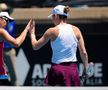 Raluca Olaru și Simona Halep la Adelaide 2020 Foto: Imago