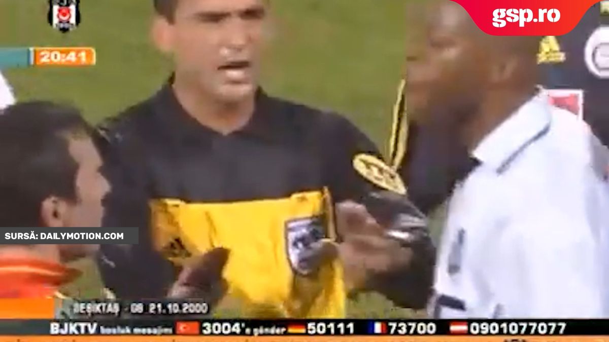 Connflict Hagi - Nouma la Beșiktaș - Galatasaray, octombrie 2000